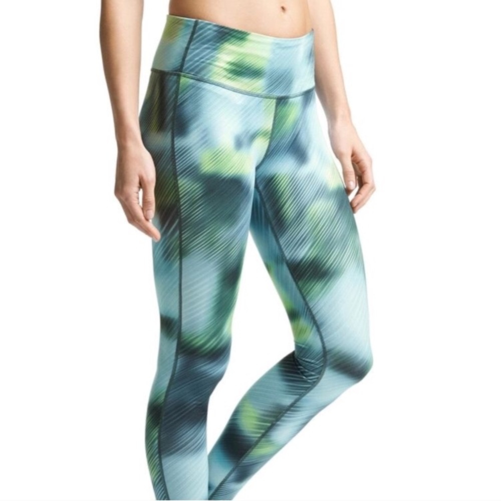 ATHLETA High-Rise Spacedye Multicolor Leggings S